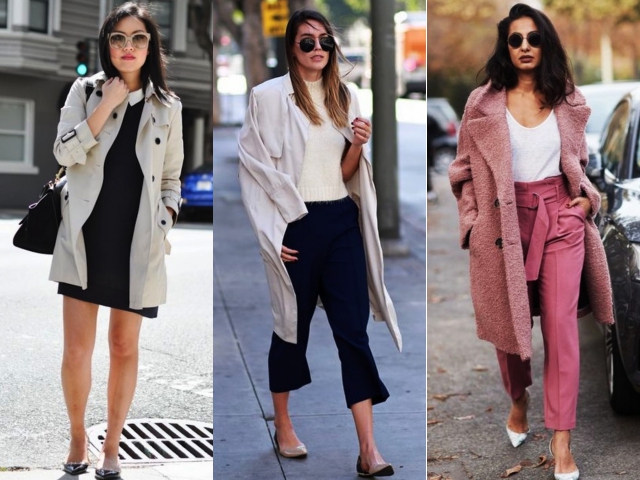 Casual Work Outfits with Flats