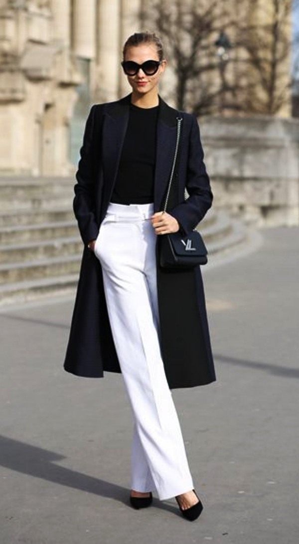 Casual White Pant Work Outfits