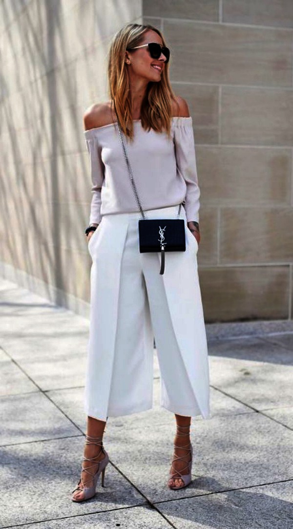 Casual White Pant Work Outfits