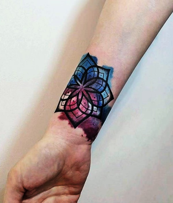 Unique Wrist Bracelet and Band Tattoos