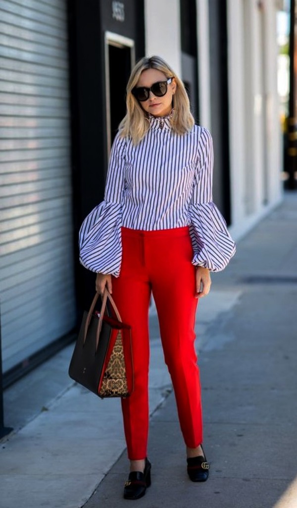 Catchy Ways to Wear Red for Work