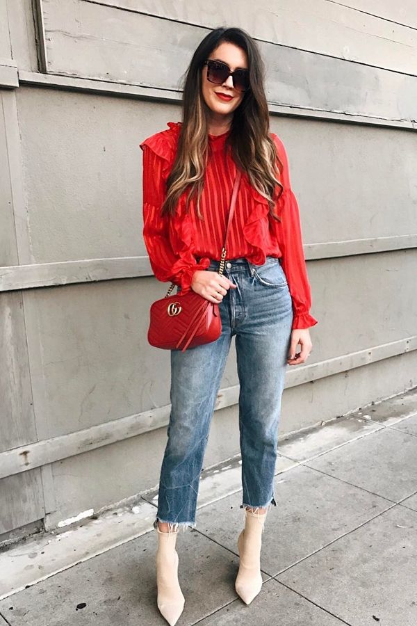 Catchy Ways to Wear Red for Work