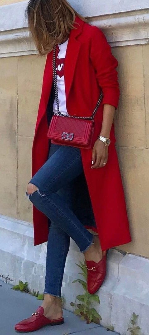 Catchy Ways to Wear Red for Work