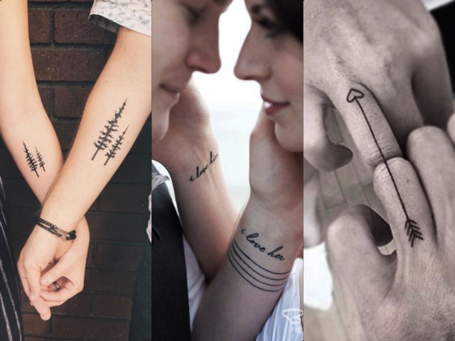 His and Hers Matching Tattoos For Couples