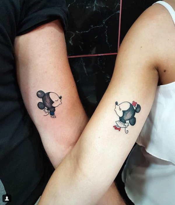 His and Hers Matching Tattoos For Couples