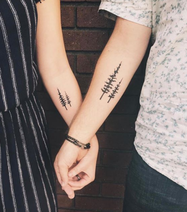 His and Hers Matching Tattoos For Couples