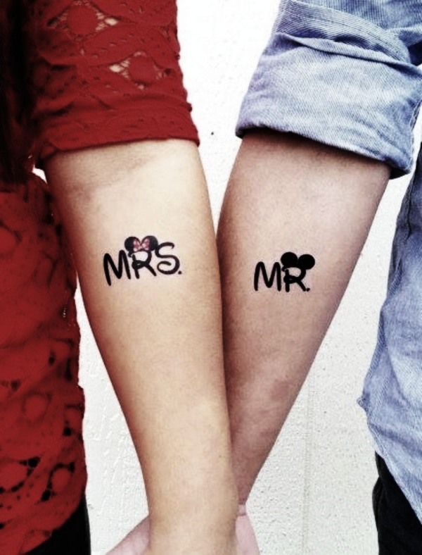 His and Hers Matching Tattoos For Couples