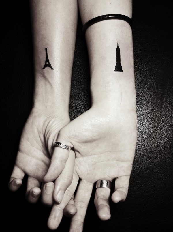 His and Hers Matching Tattoos For Couples