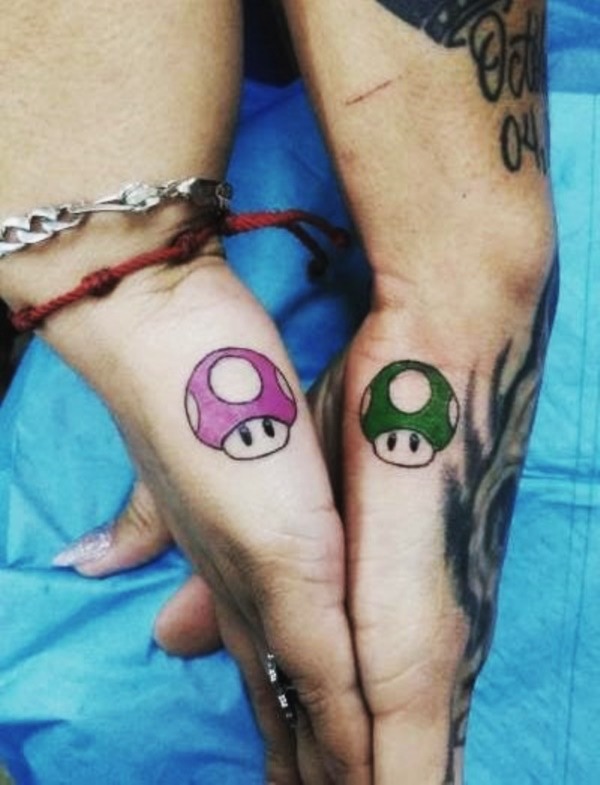 His and Hers Matching Tattoos For Couples