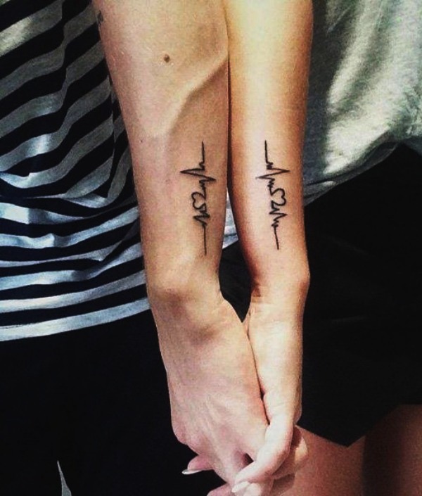 His and Hers Matching Tattoos For Couples