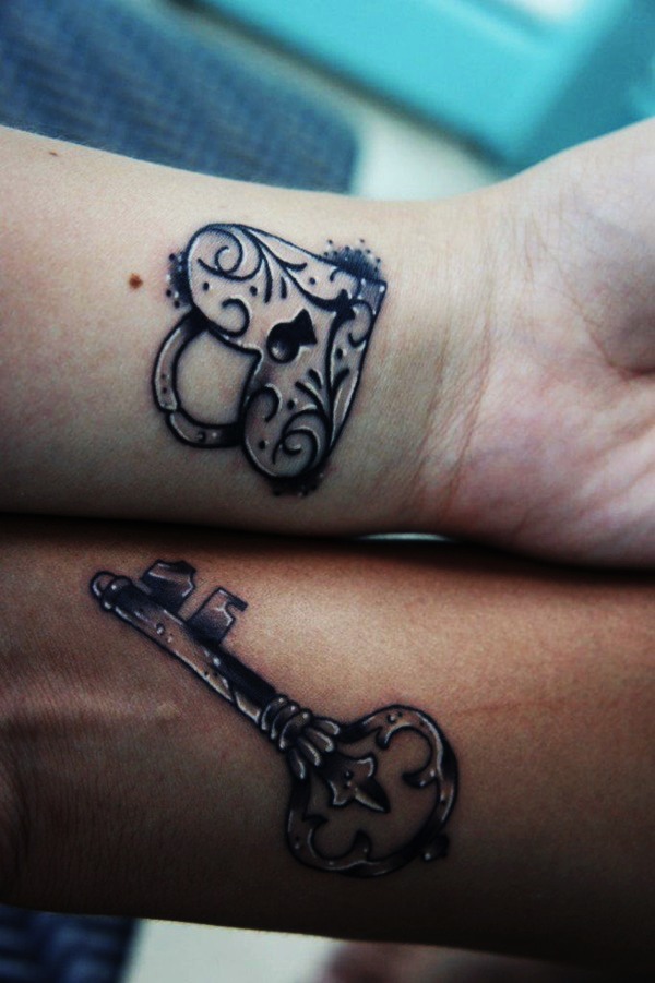 His and Hers Matching Tattoos For Couples