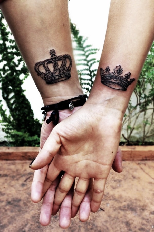 35 Cute His and Hers Matching Tattoos For Couples