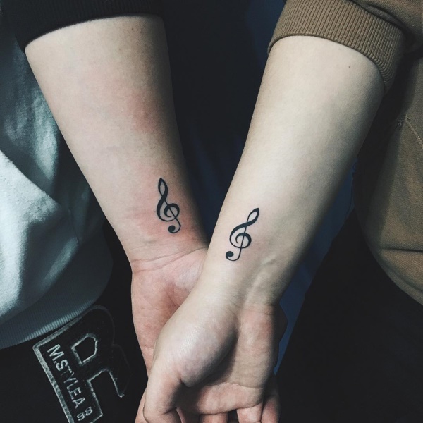 His and Hers Matching Tattoos For Couples