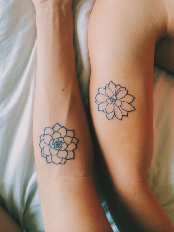 His and Hers Matching Tattoos For Couples