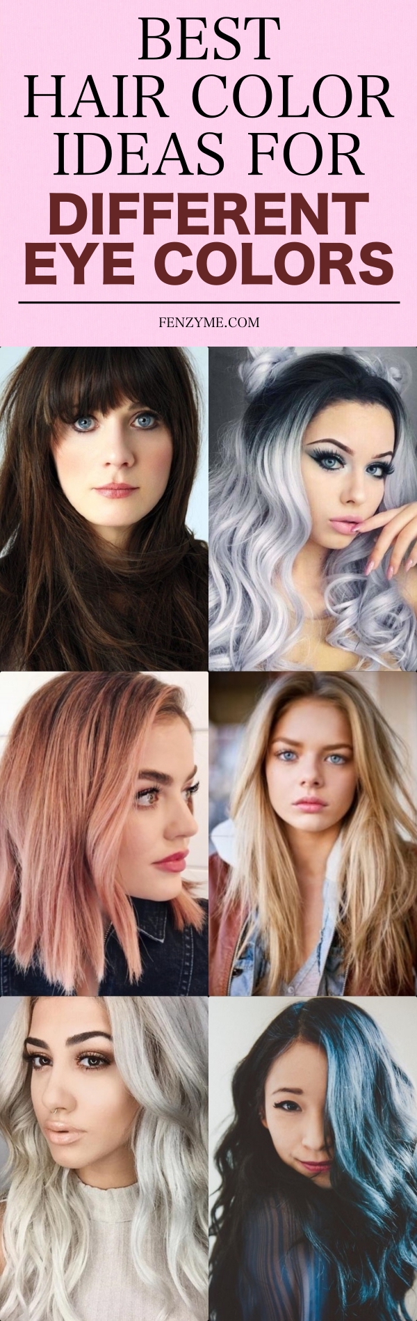 Best Hair Color Ideas for Different Eye Colors