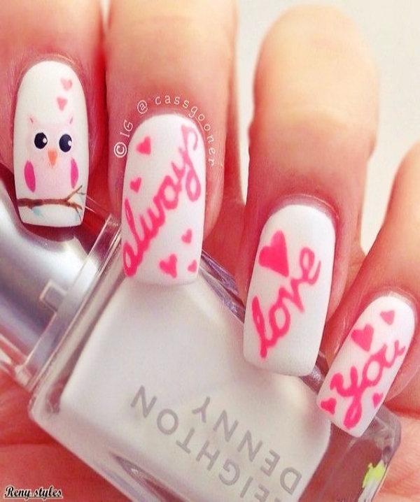 Lovely-Valentines-Day-Nail-Art-Designs