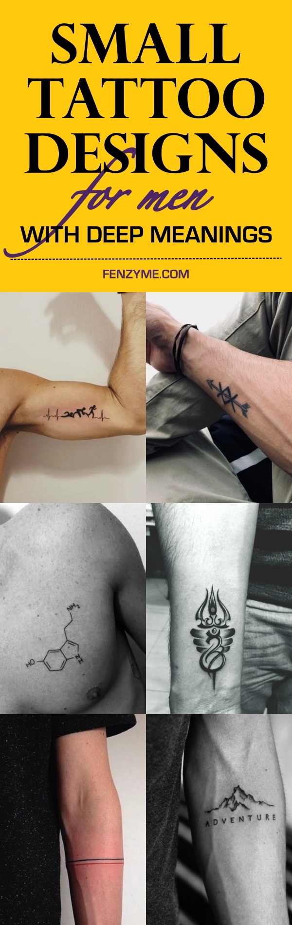 Small Tattoo Designs for Men with Deep Meanings
