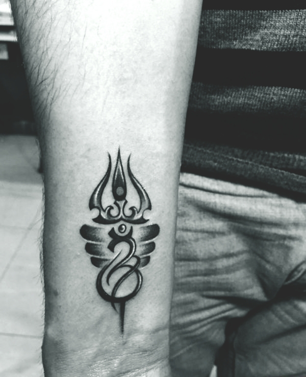 Trishool and Shiva Tattoo: Small Tattoo Designs for Men with Deep Meanings