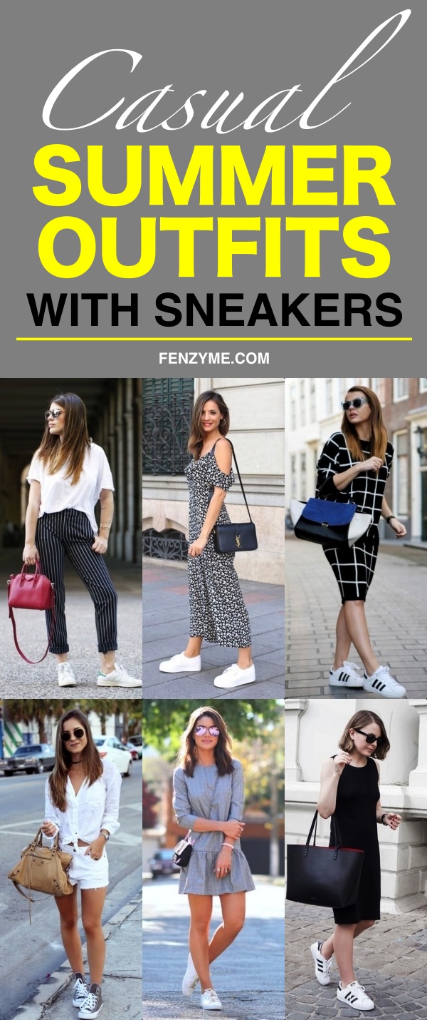Casual Summer Outfits with Sneakers