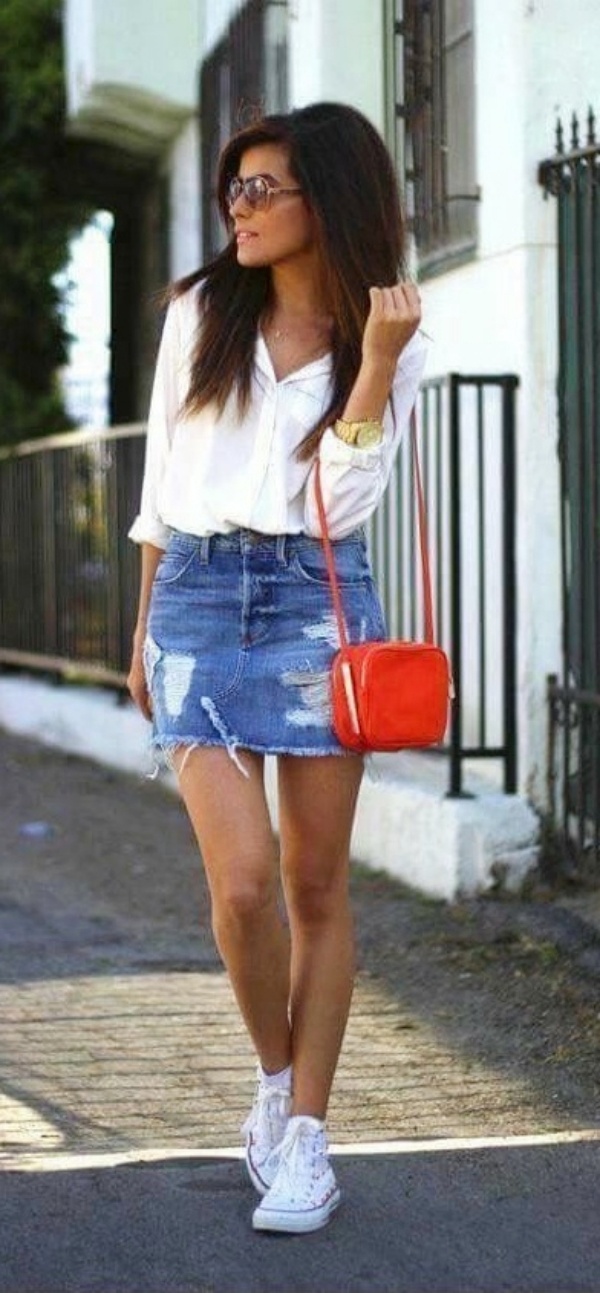 Casual Summer Outfits with Sneakers