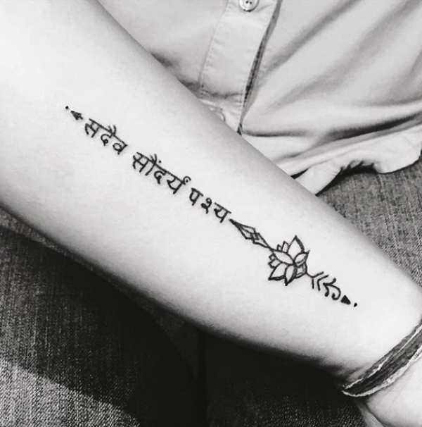 Powerful Sanskrit Tattoo Ideas with Deep Meanings