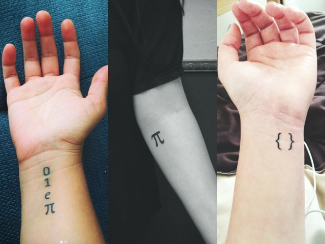 Small Math and Grammar Tattoo Designs with Deep Meanings