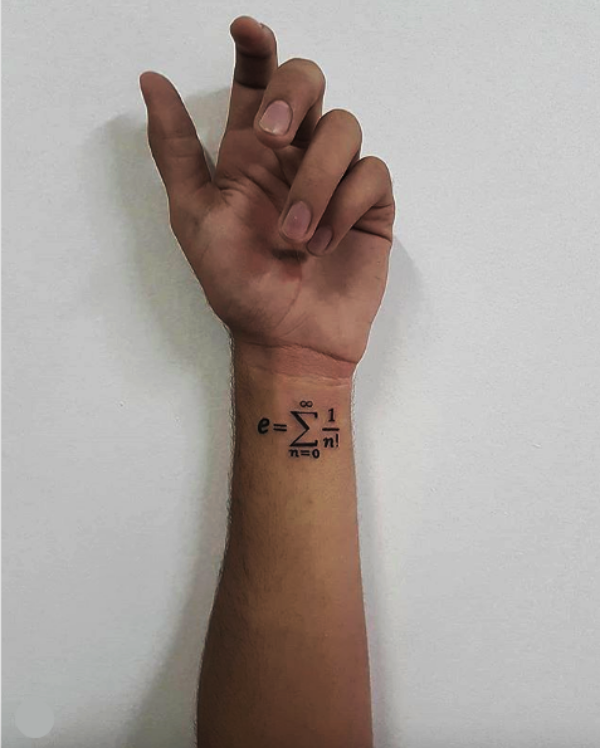 Small Math and Grammar Tattoo Designs with Deep Meanings