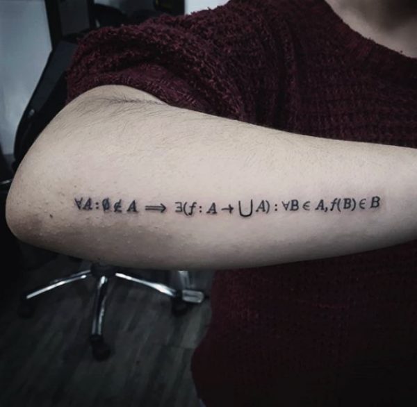 Small Math and Grammar Tattoo Designs with Deep Meanings