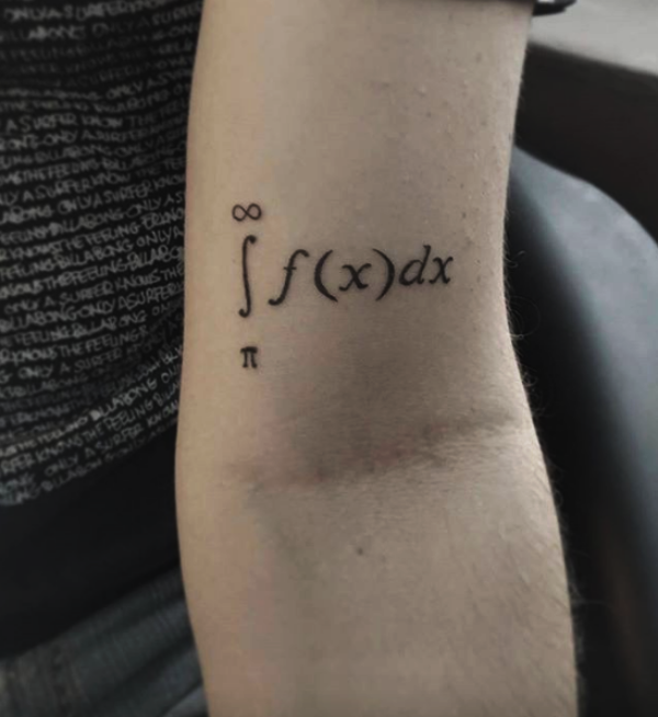 Small Math and Grammar Tattoo Designs with Deep Meanings