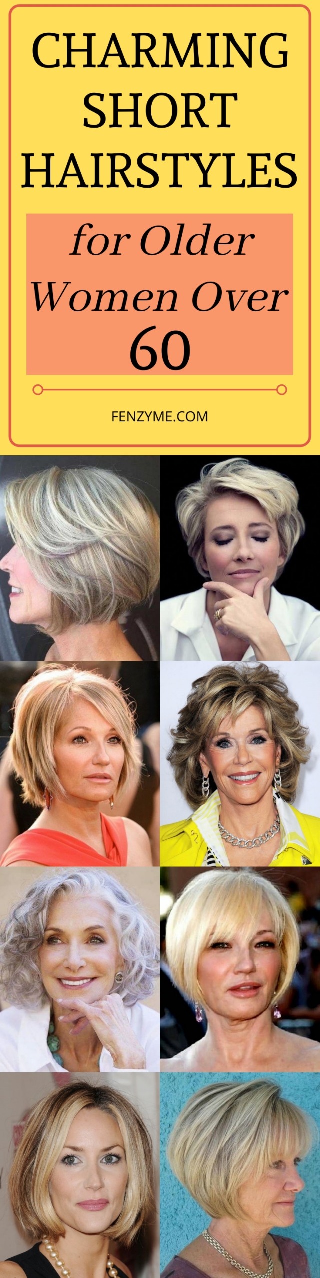 36 Charming Short Hairstyles For Older Women Over 60