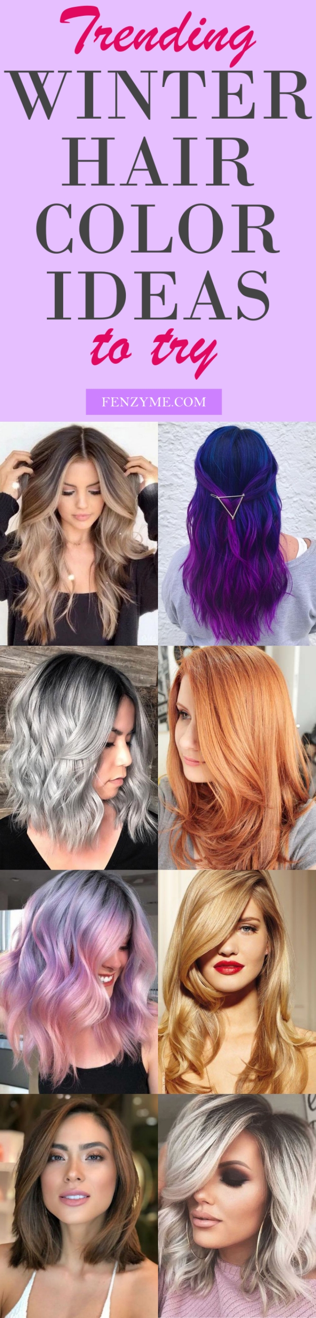 Trending Winter Hair Color Ideas to try