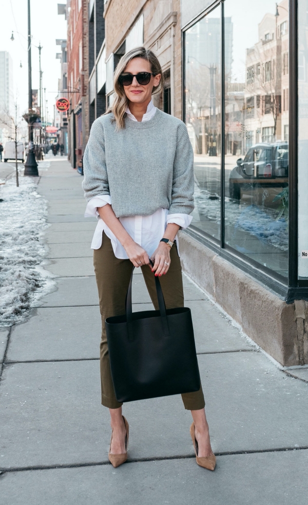 Casual Winter Work Outfits for Professionals