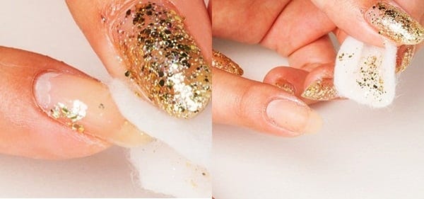 Simple Glitter Nail Art designs44.2