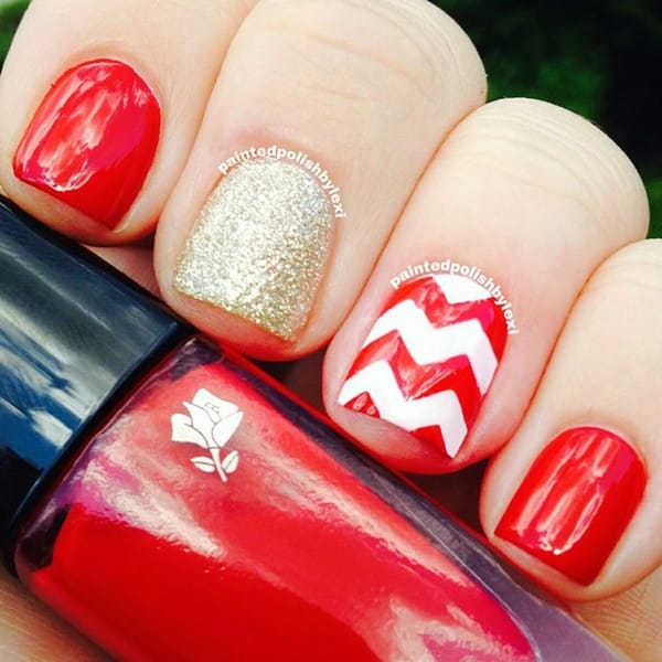 50 Red Nail Art Designs and ideas to express your attitude