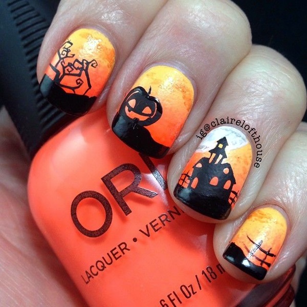 60 Halloween Nail Art Designs and Ideas 2019-20