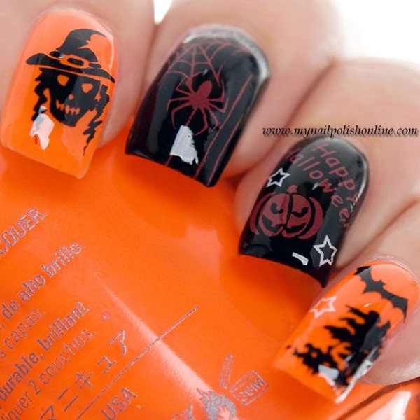 60 Halloween Nail Art Designs and Ideas 2019-20