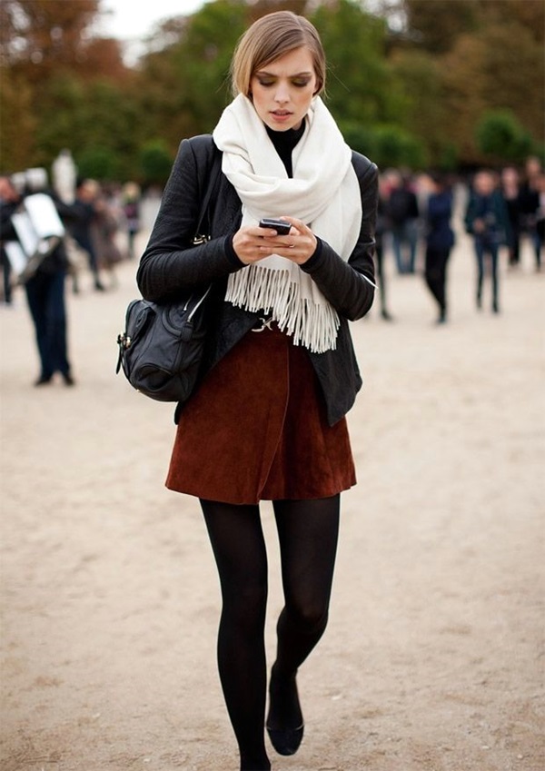 40 Ideas of Winter Street Style Fashion 2015