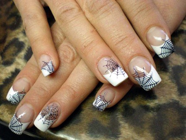 40 Stylish Black and White Nails Designs for 2016