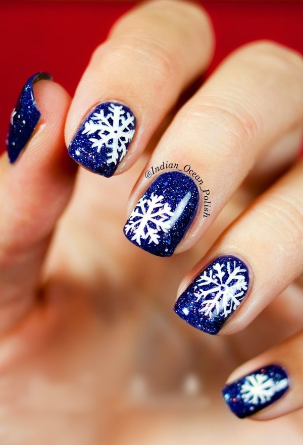 40 Inspirational Winter Nails Designs 2017