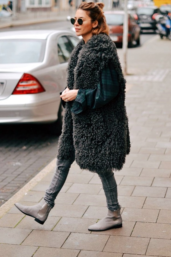 Fur Vest Outfits - 18 Chic Ideas On How to Wear a Fur Vest