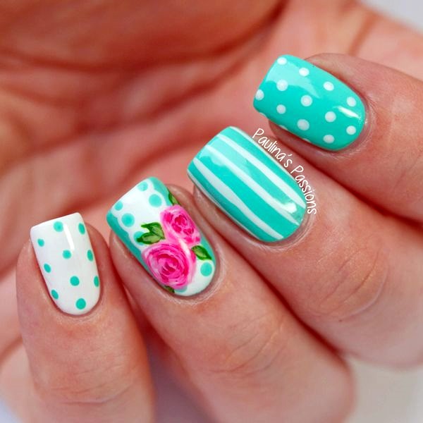 45 Spring Nails Designs and Colors Ideas 2016