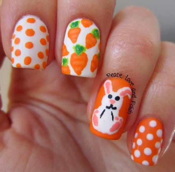 45 Cute Easter Nails Art Designs for 2016 - Fashion Enzyme