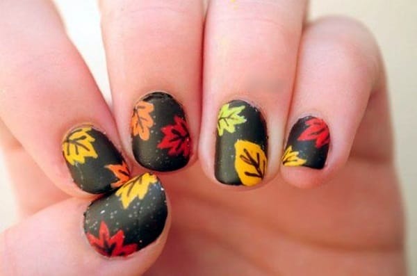 Pretty Thanksgiving Nails Art Designs (14)