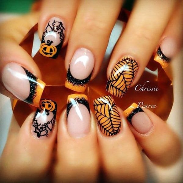 Pretty Thanksgiving Nails Art Designs (15)