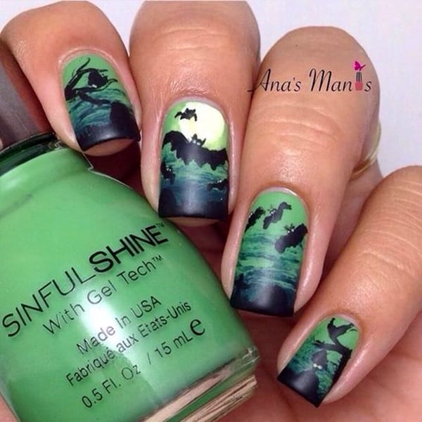 Pretty Thanksgiving Nails Art Designs (23)