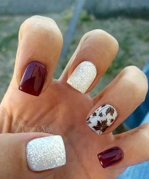 Pretty Thanksgiving Nails Art Designs (6)