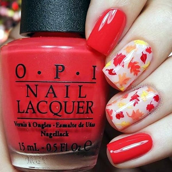 Pretty Thanksgiving Nails Art Designs (7)