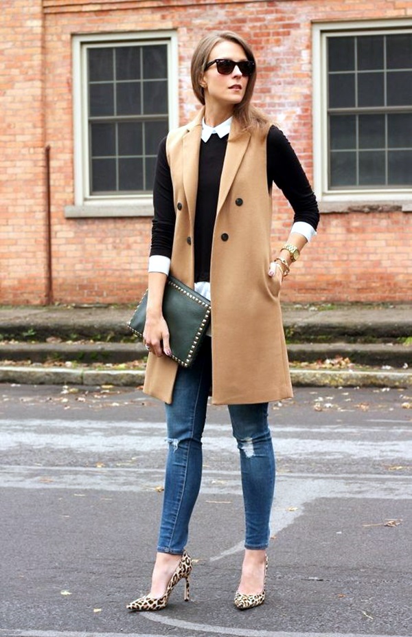 Sleeveless Blazer Outfits (9)