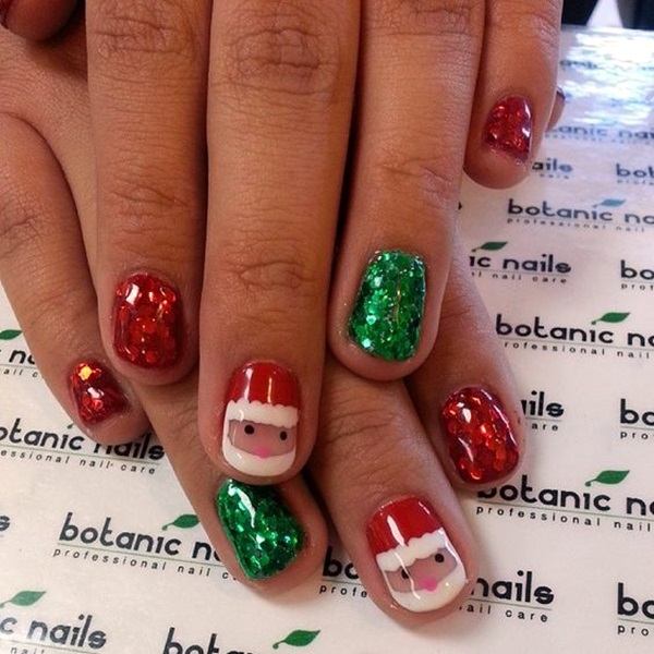 25 Pretty Santa Nails Ideas For This Christmas Party