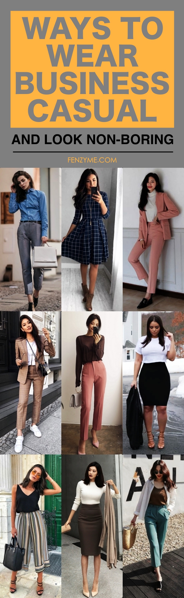 Ways to Wear Business Casuals and Look Non-Boring